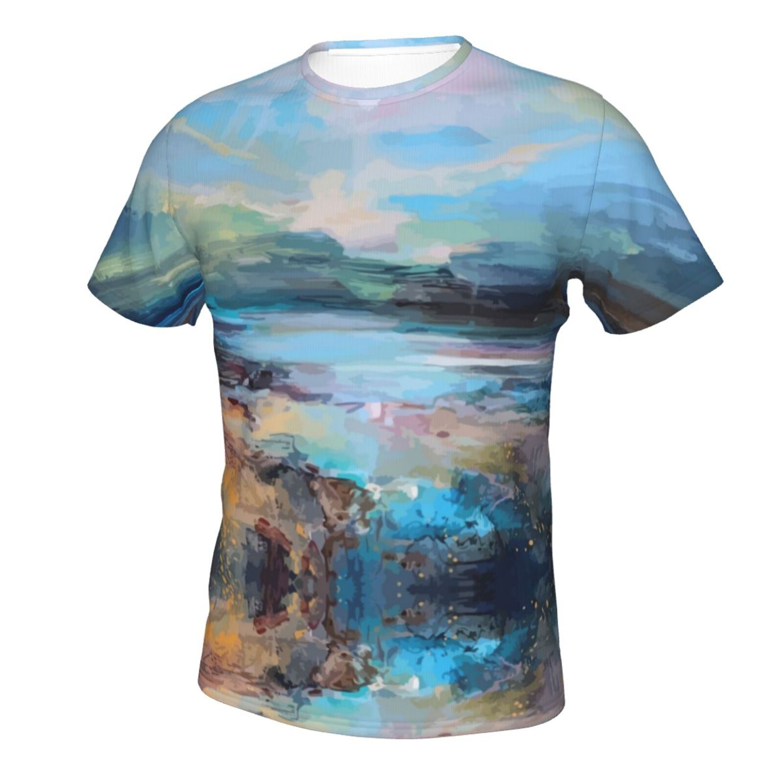 T-shirt Classique Summer Light Painting Elements